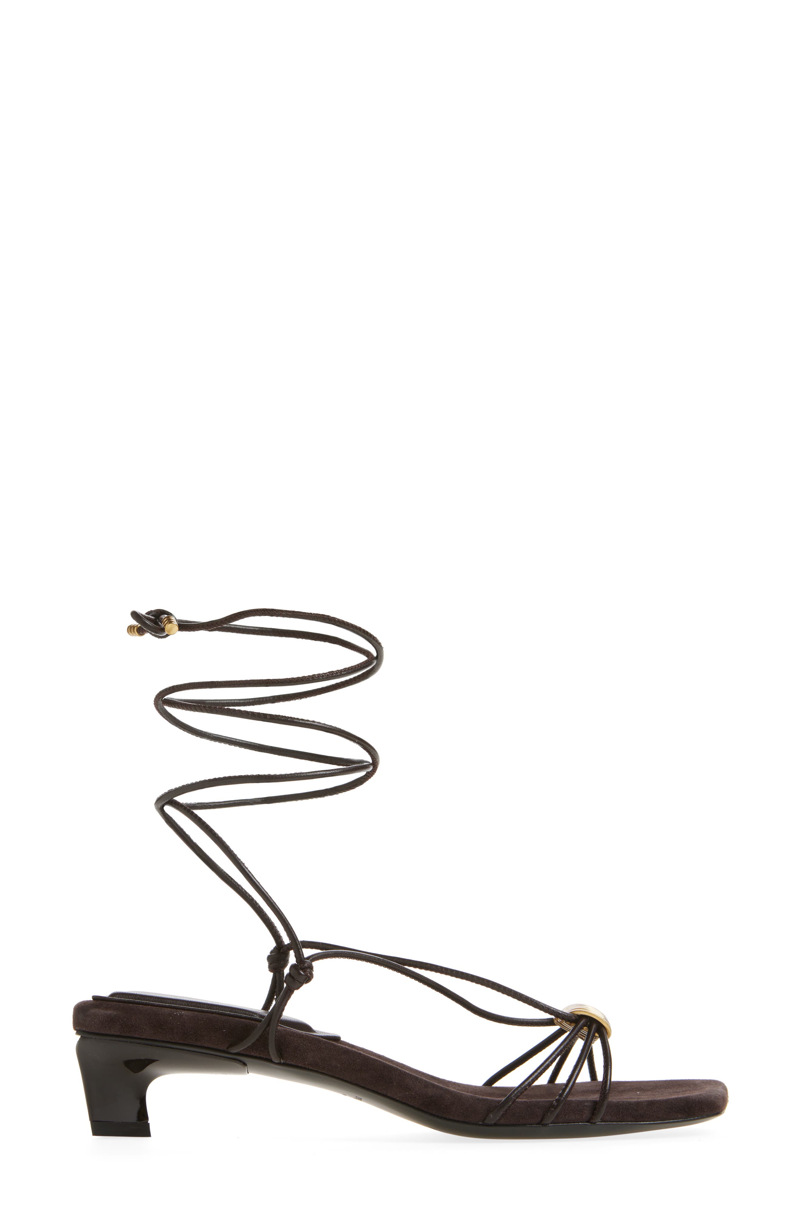 Liv Ankle Wrap Kitten Heel Sandal, Alternate, color, DARK CHOCOLATE