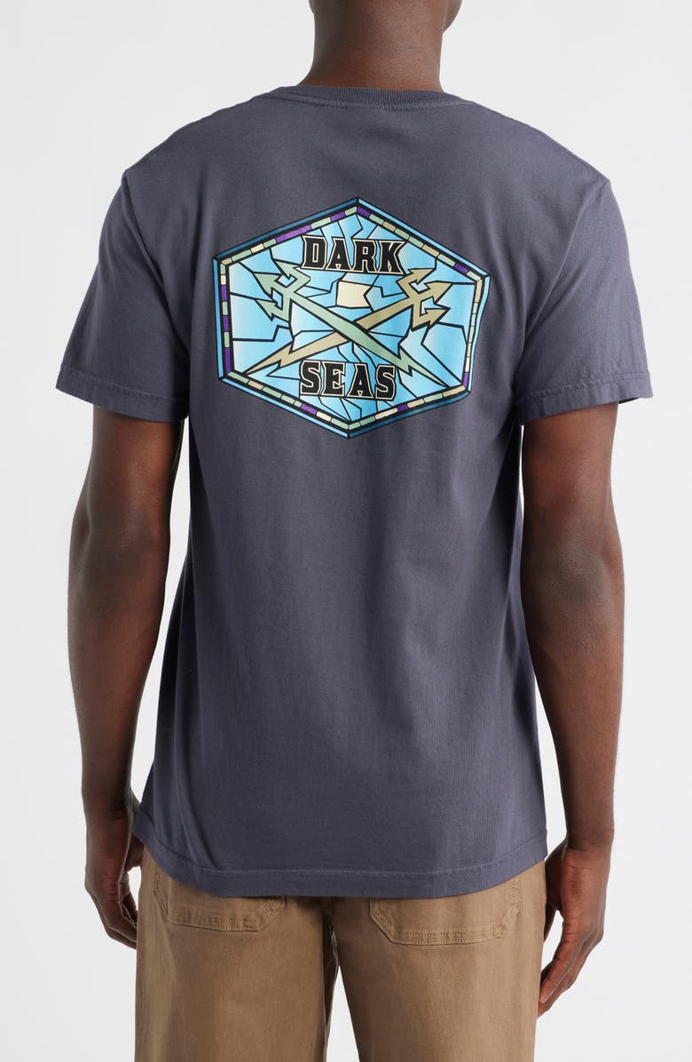 DARK SEAS Cathedral Cotton Graphic T-Shirt, Alternate, color, Spellbound