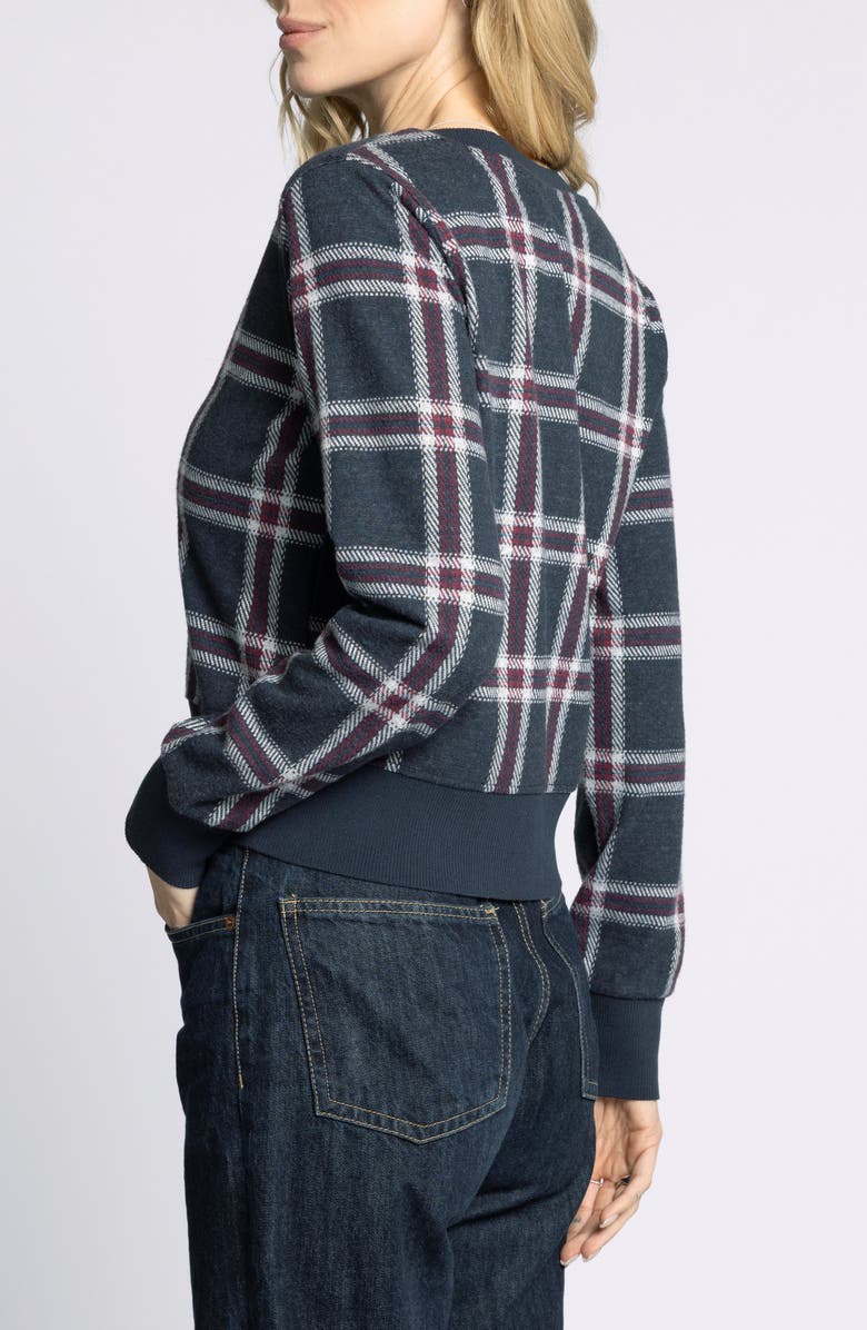 Thread & Supply Monica Cardigan, Alternate, color, Black Red Plaid