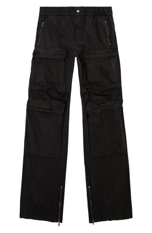 Diesel Black P-danzel Cargo Pants In Black