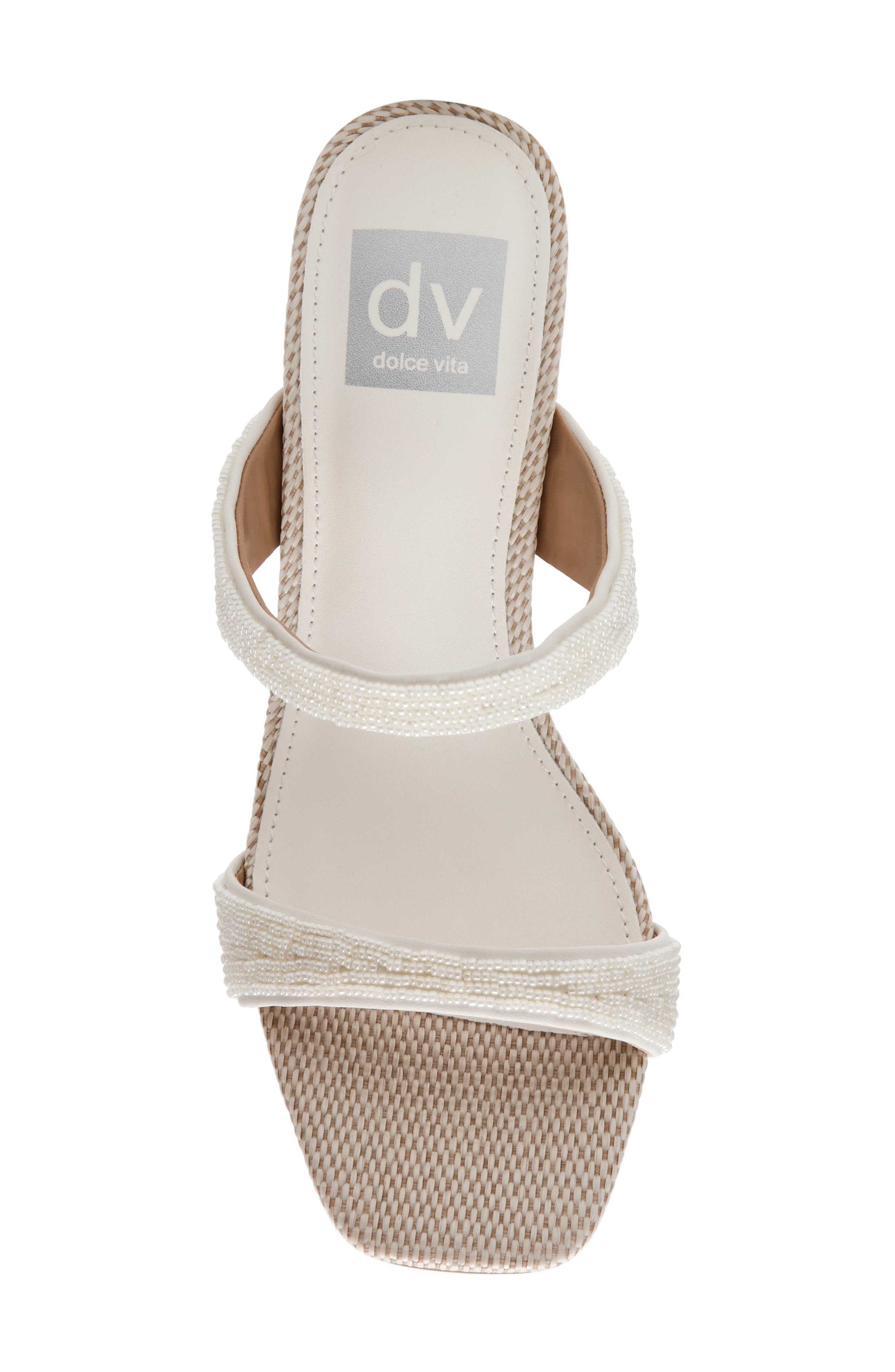 Veniss Slide Sandal, Alternate, color, IVORY