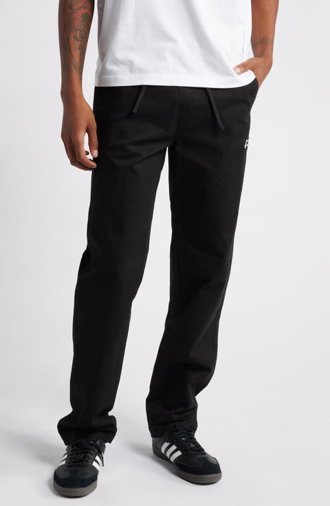 Prep Flat Front Twill Drawstring Pants