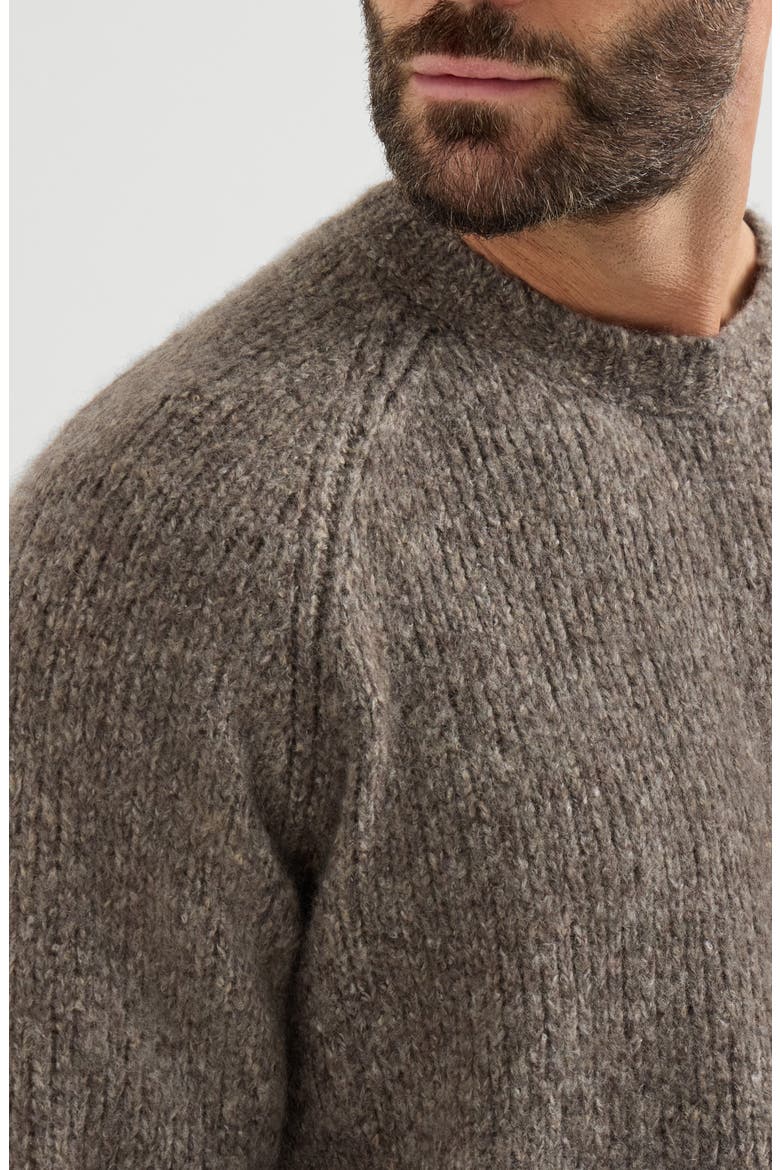 Cashmere and silk sweater, Alternate, color, Brown