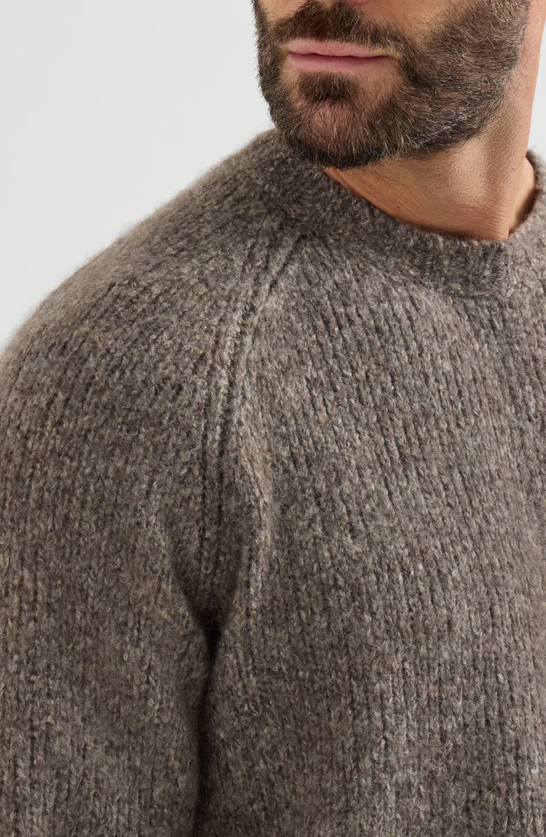 Brunello Cucinelli Cashmere and silk sweater, Alternate, color, Brown
