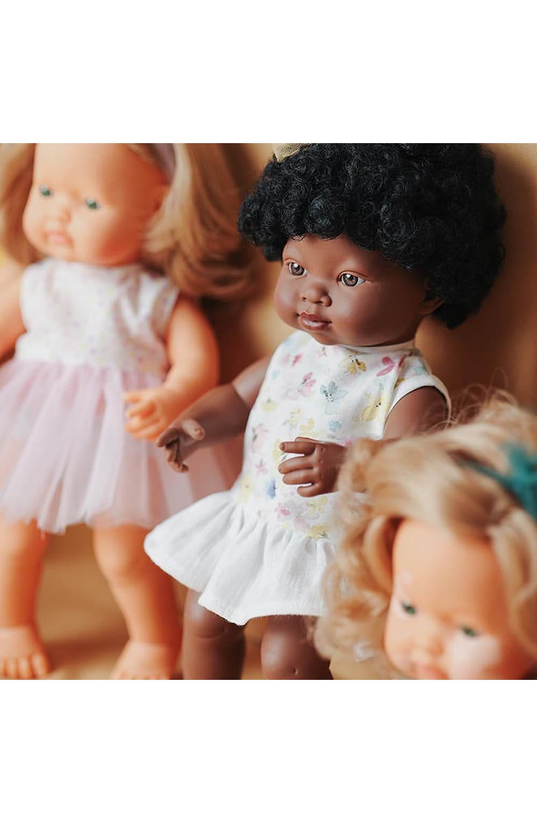 Miniland My Friends and Me Collection African Baby Girl Doll with Black Hair - 15", Alternate, color, Brown