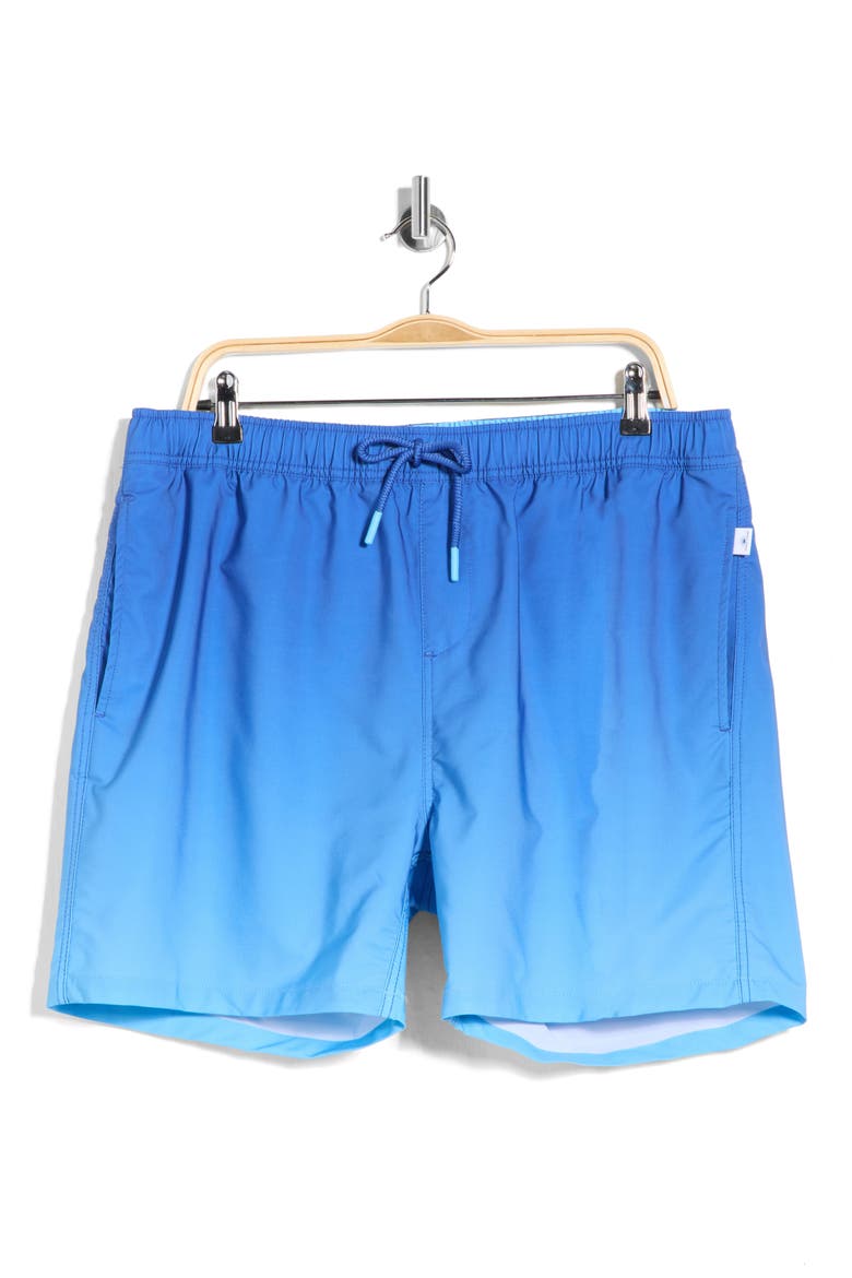 Performance Volley Swim Trunks, Main, color, BRIGHT BLUE