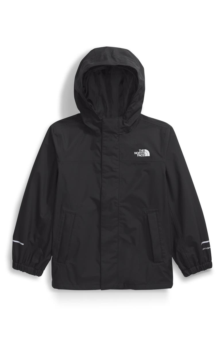 Kids' Antora Waterproof Recycled Nylon Rain Jacket, Main, color, TNF BLACK/ TNF BLACK