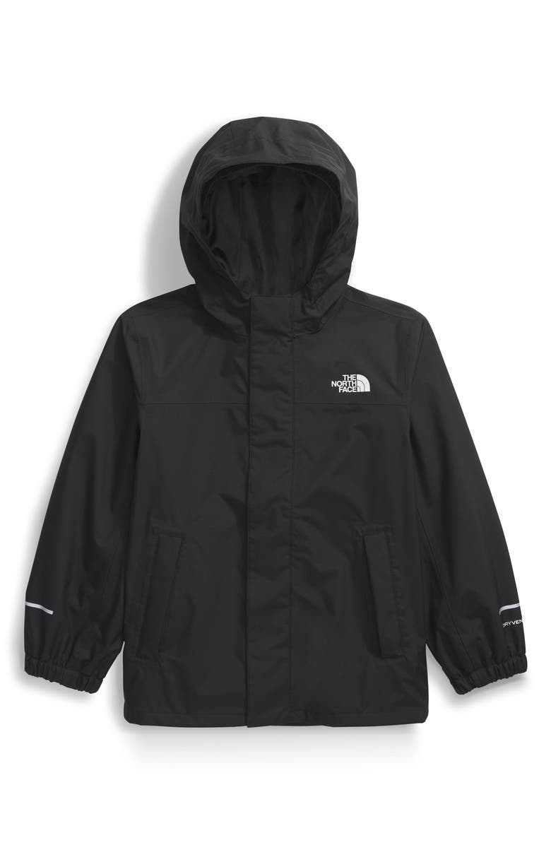The North Face Kids' Antora Waterproof Recycled Nylon Rain Jacket, Main, color, Tnf Black/ Tnf Black