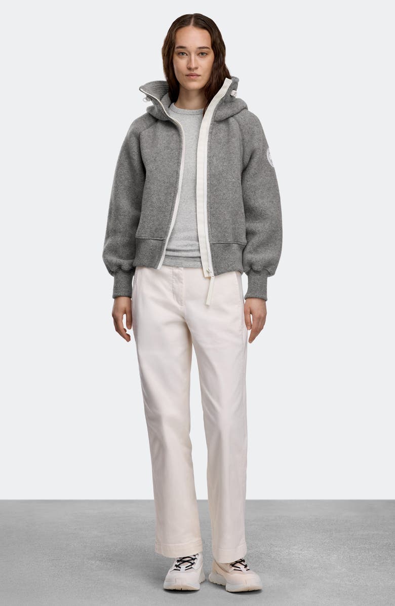 Canada Goose Chilliwack Kind Fleece Bomber, Alternate, color, Greige