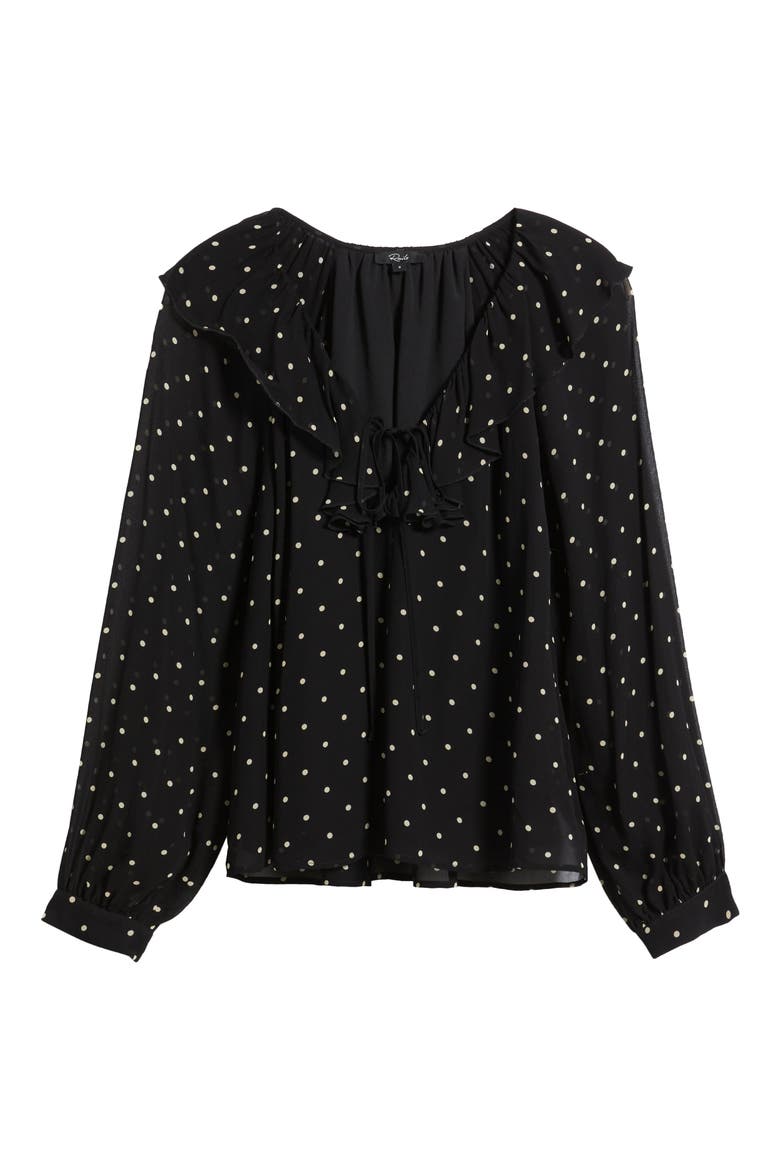 Honora Ruffle Top, Alternate, color, POLKA DOTS