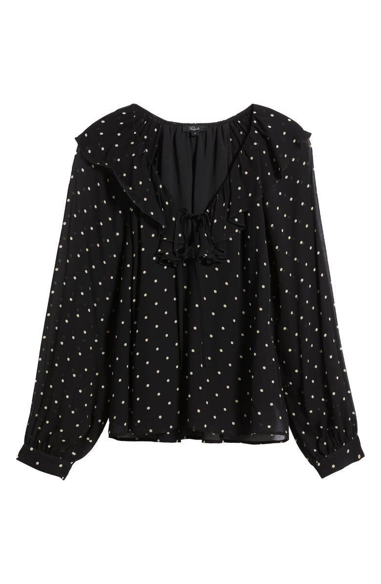 Rails Honora Ruffle Top, Alternate, color, Polka Dots