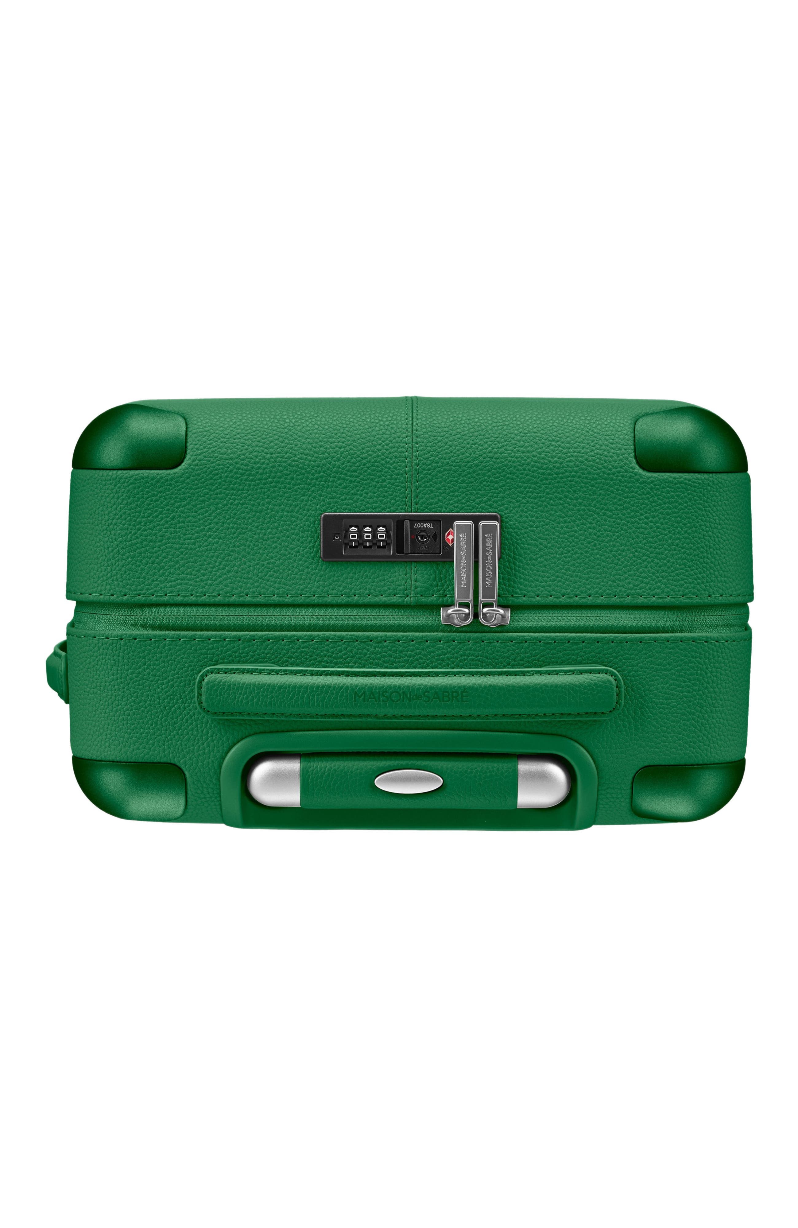 MAISON de SABRÉ The Carry On Suitcase, Alternate, color, Emerald Green