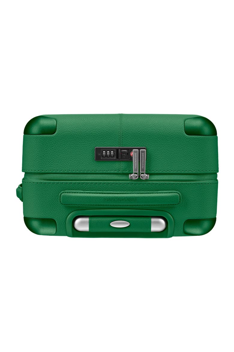 The Carry On Suitcase, Alternate, color, Emerald Green