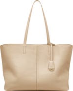 MAISON de SABRÉ Large Leather Zipped Soft Tote