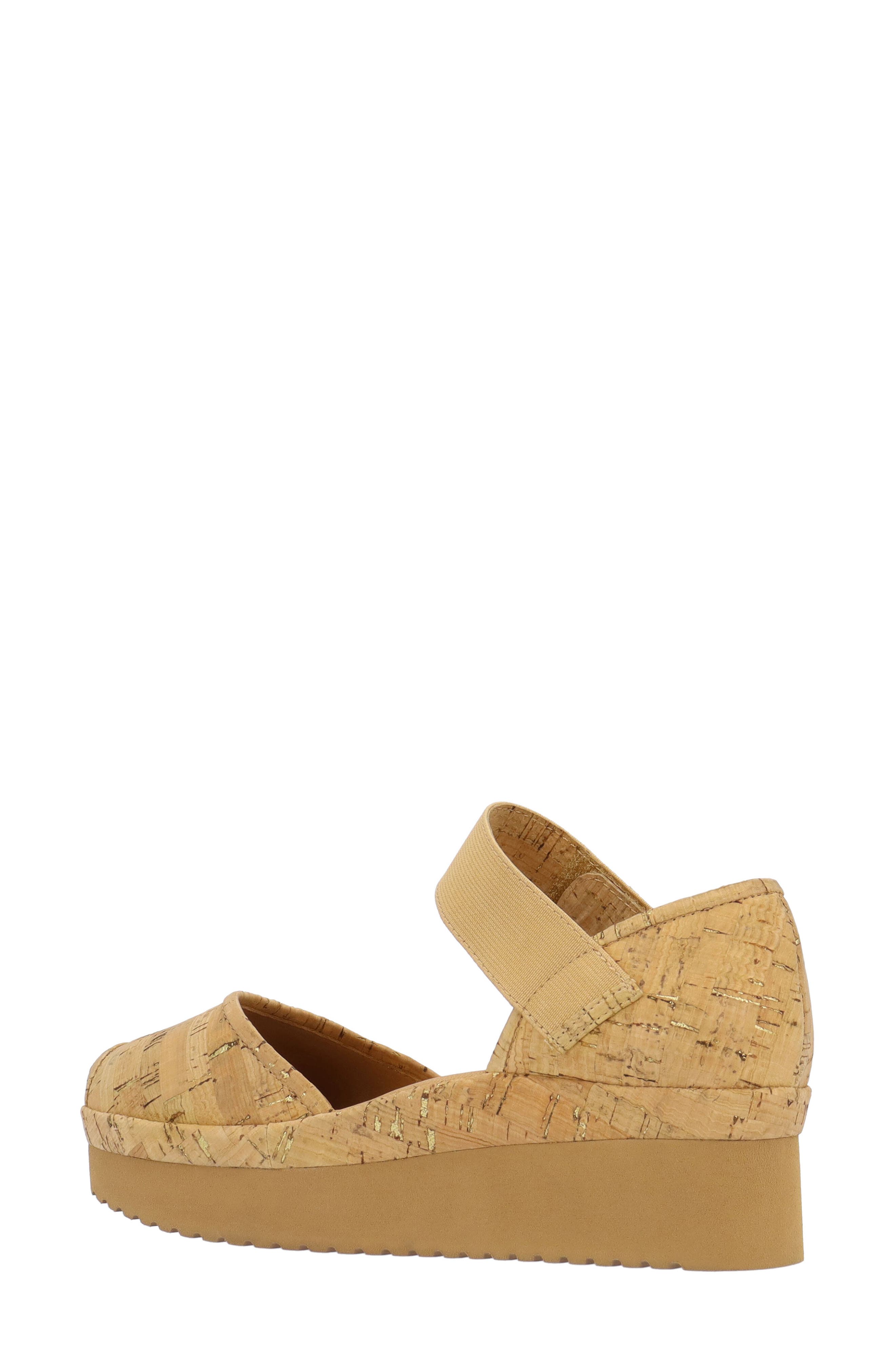 L'Amour des Pieds Amadour Ankle Strap Sandal, Alternate, color, Natural/ Gold