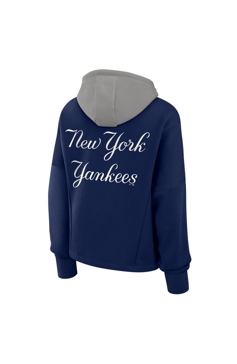 FANATICS Women's Fanatics Navy New York Yankees Oversized Legacy Favorite Spectator Pullover Hoodie, Alternate, color, Navy