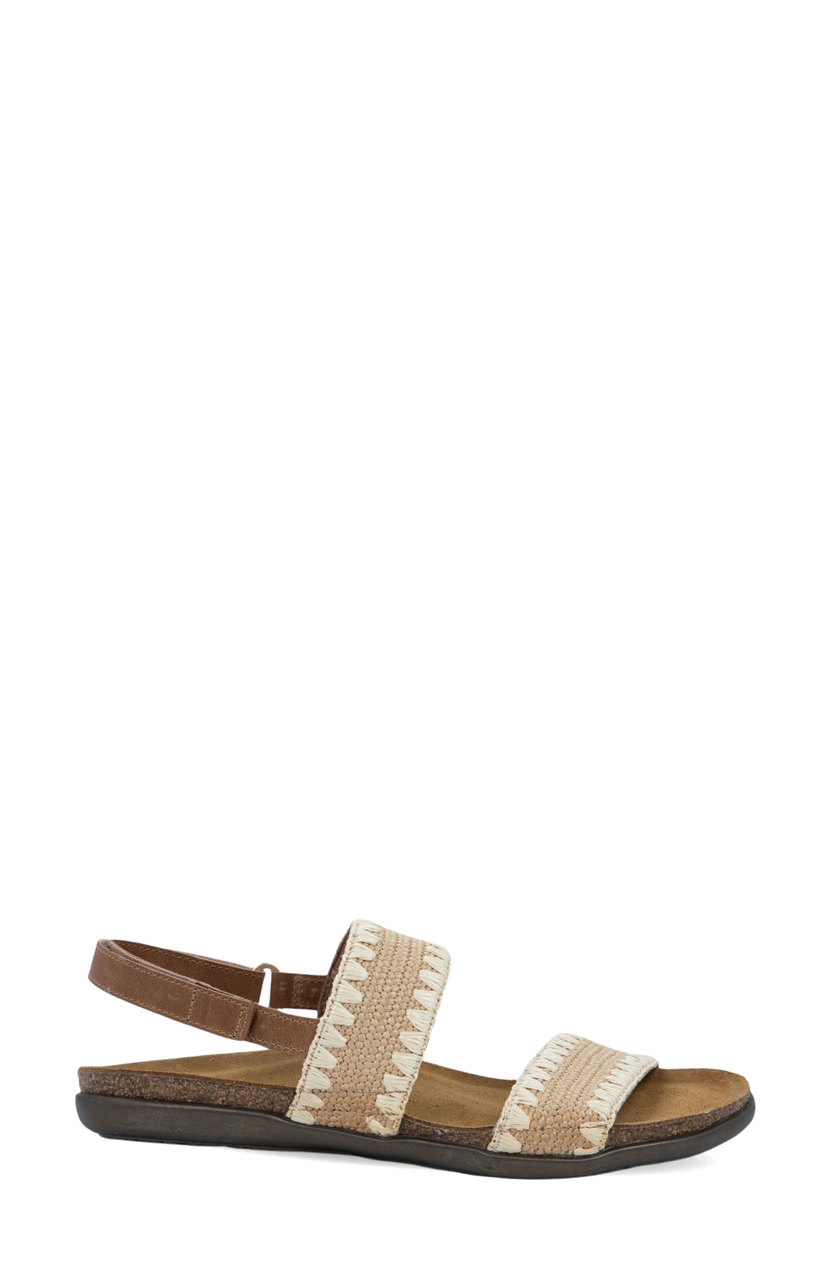 Naot Dylan Slingback Sandal, Alternate, color, Latte/ Ivory