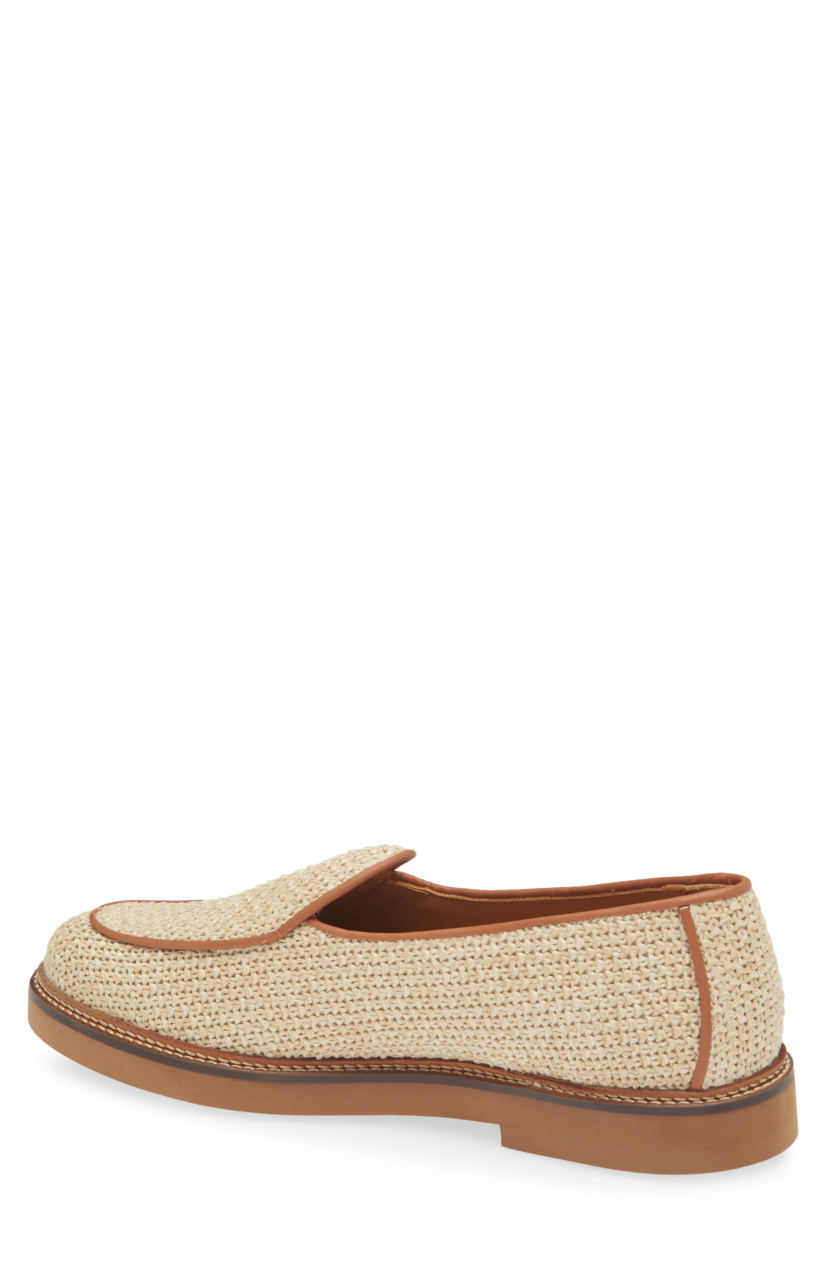 JACQUES SOLOVIERE Lex Raffia Loafer, Alternate, color, Raffia