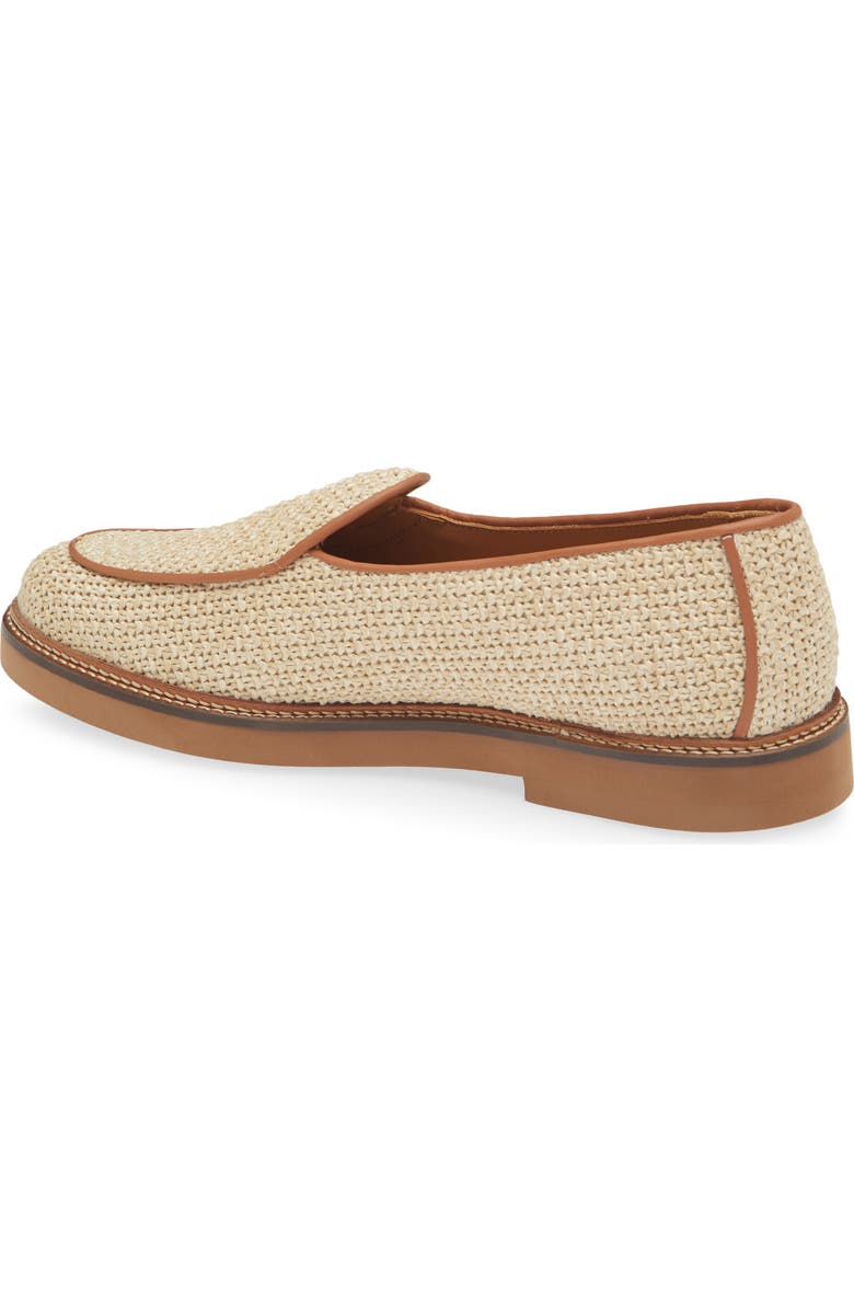 JACQUES SOLOVIERE Lex Raffia Loafer, Alternate, color, Raffia