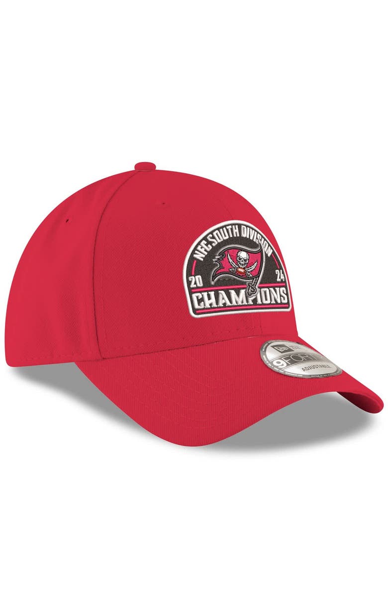 New Era Men's New Era  Red Tampa Bay Buccaneers 2024 NFC South Division Champions 9FORTY Adjustable Hat, Alternate, color, 