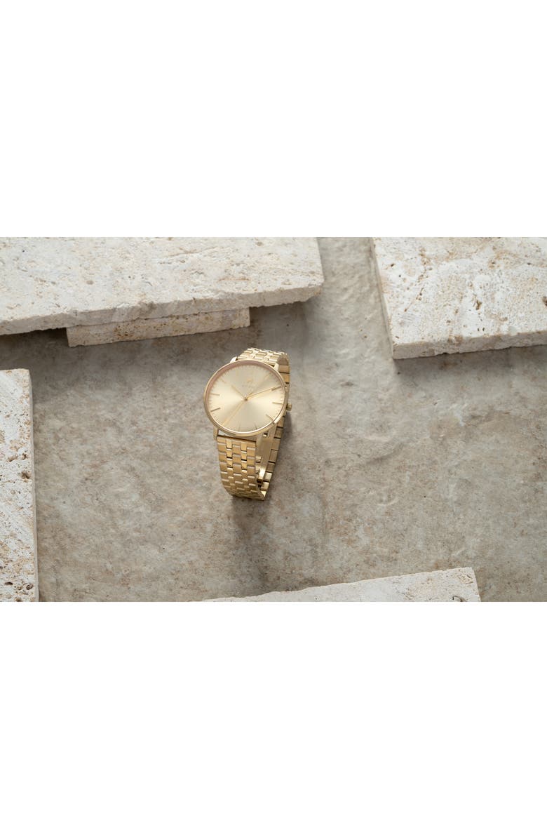 MVMT Legacy Slim Bracelet Watch, 42mm, Alternate, color, Gold