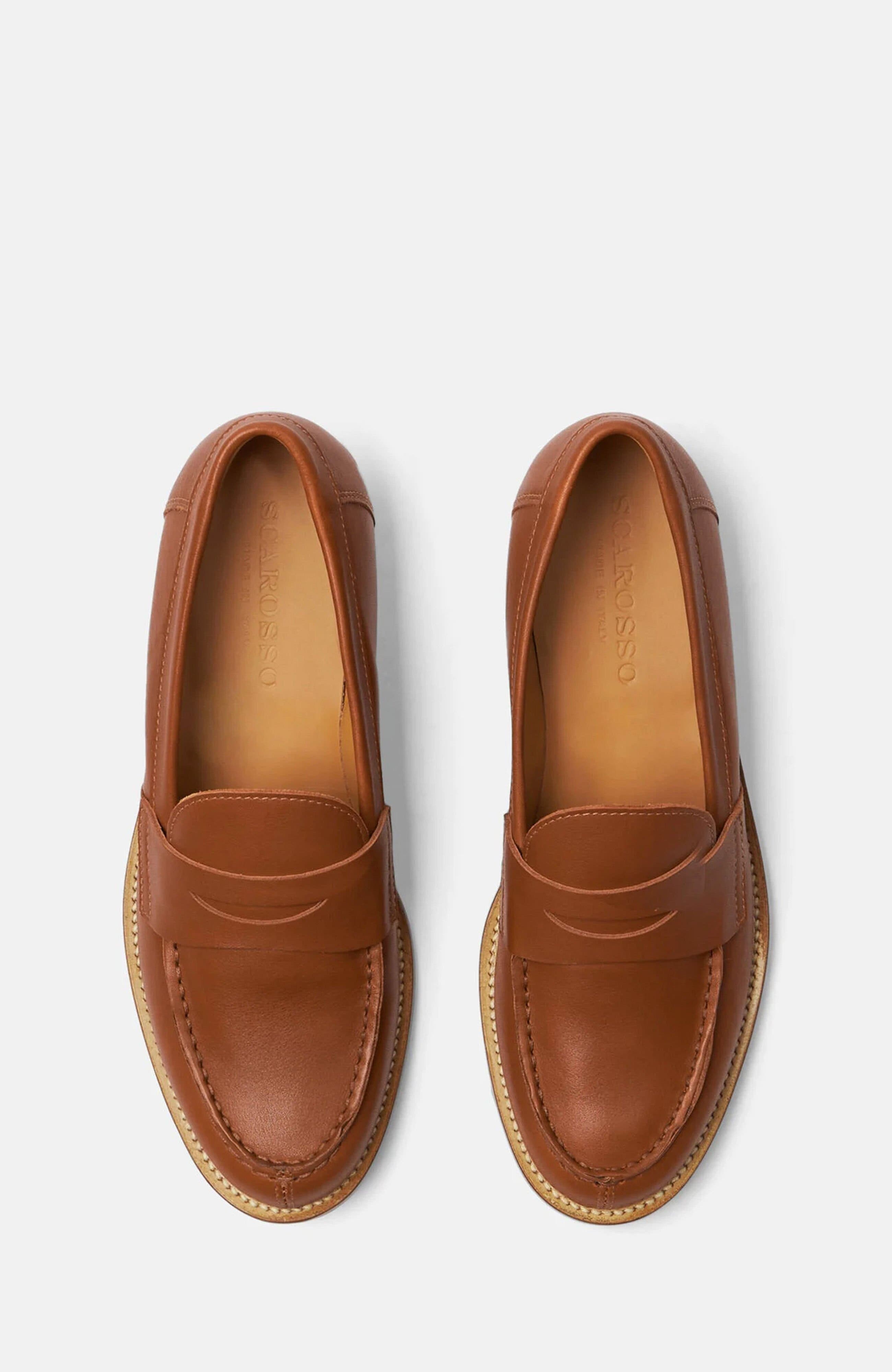Harper Loafers, Alternate, color, Light Brown - Calf