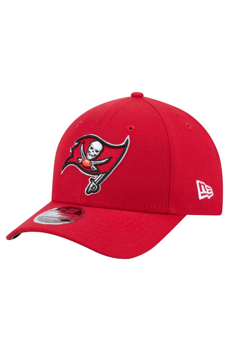 New Era Men's New Era Red Tampa Bay Buccaneers Team Collection 9FORTY M-Crown Adjustable Hat, Main, color,