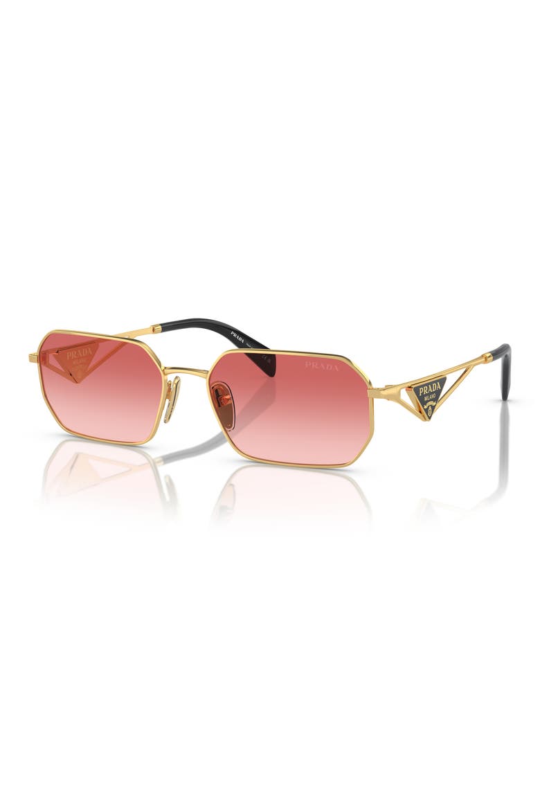 58mm Gradient Rectangular Sunglasses (Women) | Nordstrom