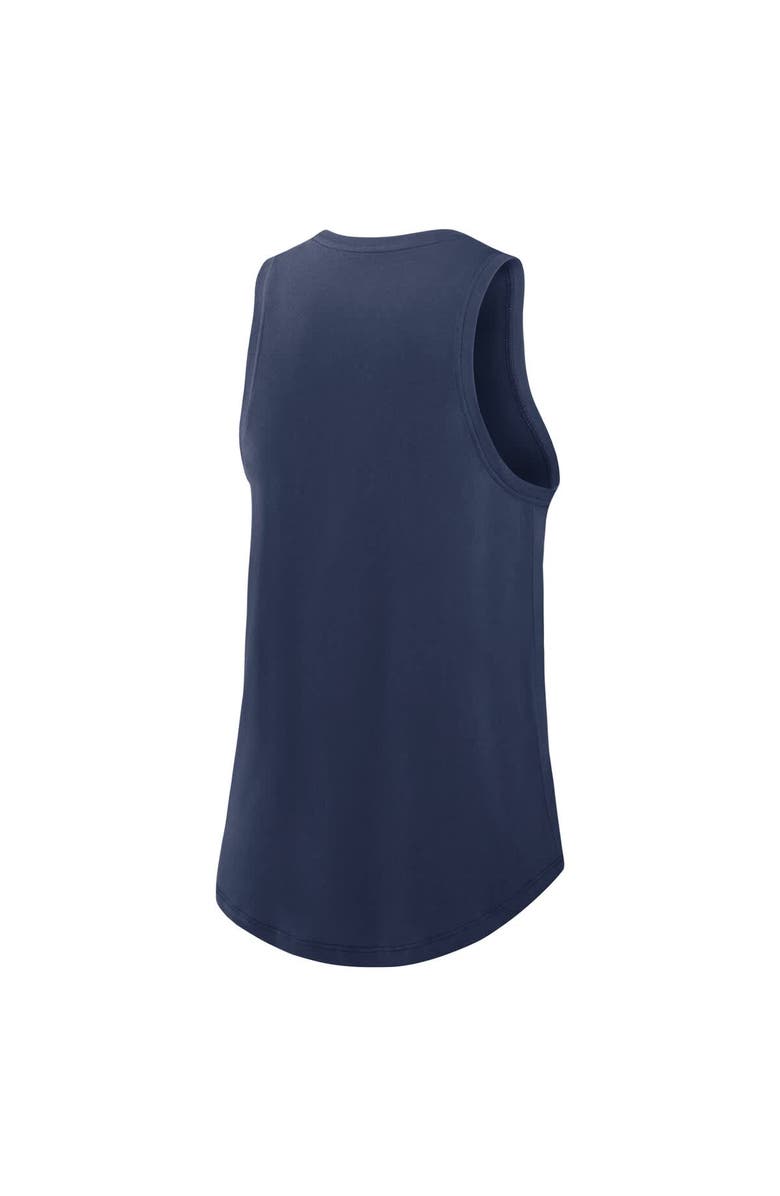 Nike Women's Nike Navy Cleveland Guardians Legacy Icon High Neck Performance Tank Top, Alternate, color, Navy
