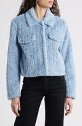 Bernardo Faux Shearling Crop Jacket