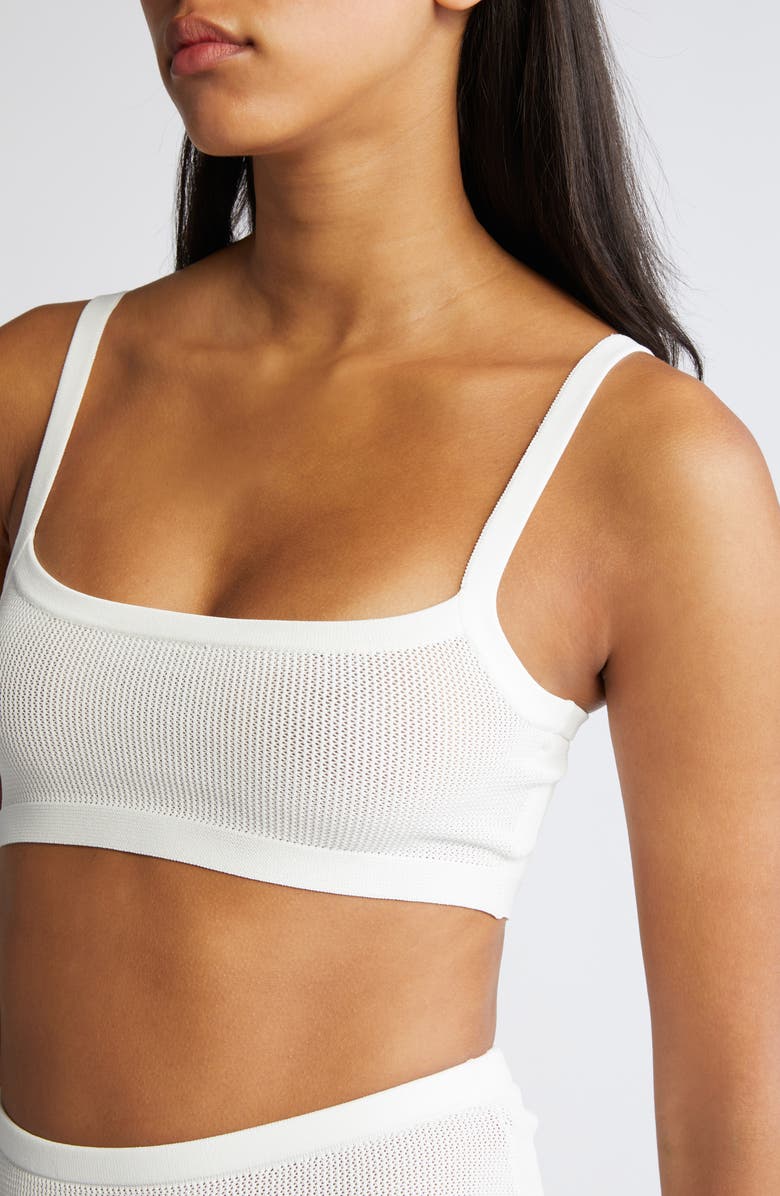 Mistress Rocks Square Neck Sweater Bralette, Alternate, color, 