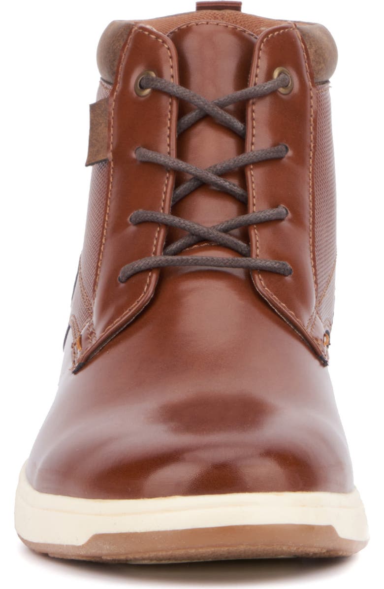 NEW YORK AND COMPANY Darren High Top Sneaker, Alternate, color, Cognac
