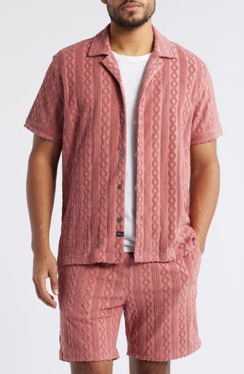 Women's Cream Bouclé Stripe Knit Top | ME+EM
