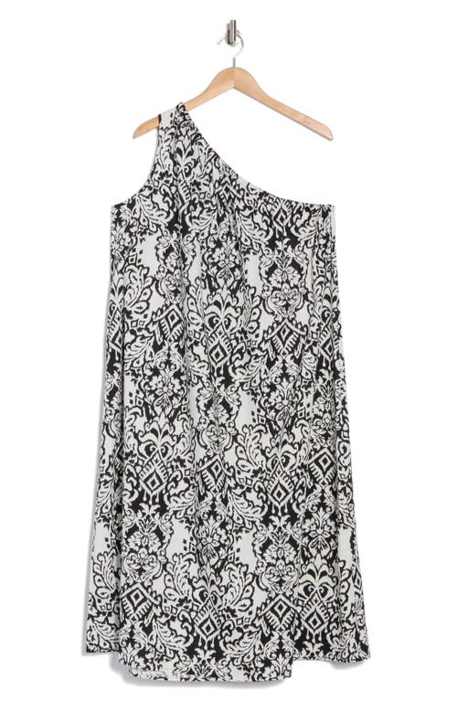 Renee C One-shoulder Midi Dress In White