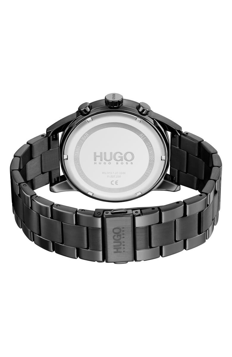 BOSS HUGO Seek Chronograph Bracelet Watch, 44mm, Alternate, color,