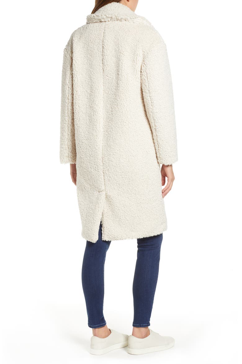 Cozy-Up Faux Shearling Jacket, Alternate, color, IVORY