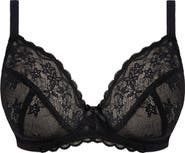Freya Quinn Lace Underwire Plunge Bra