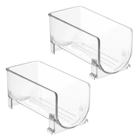 Stackable Holder for Water or Wine Bottles, Set of 2, Clear