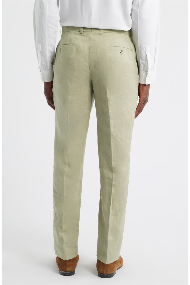 Henrik Trim Fit Italian Linen Suit Separate Pants, Alternate, color, GREEN SEAGRASS