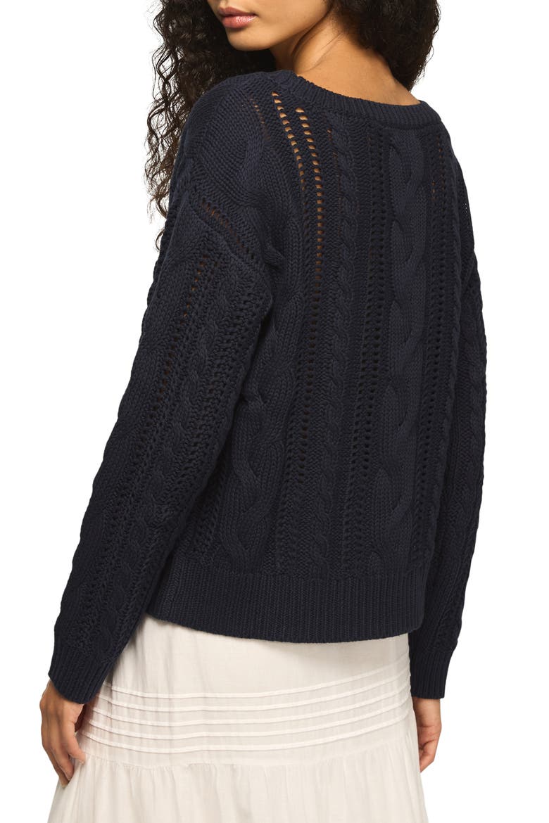 Americana Sweater, Alternate, color, CADET NAVY