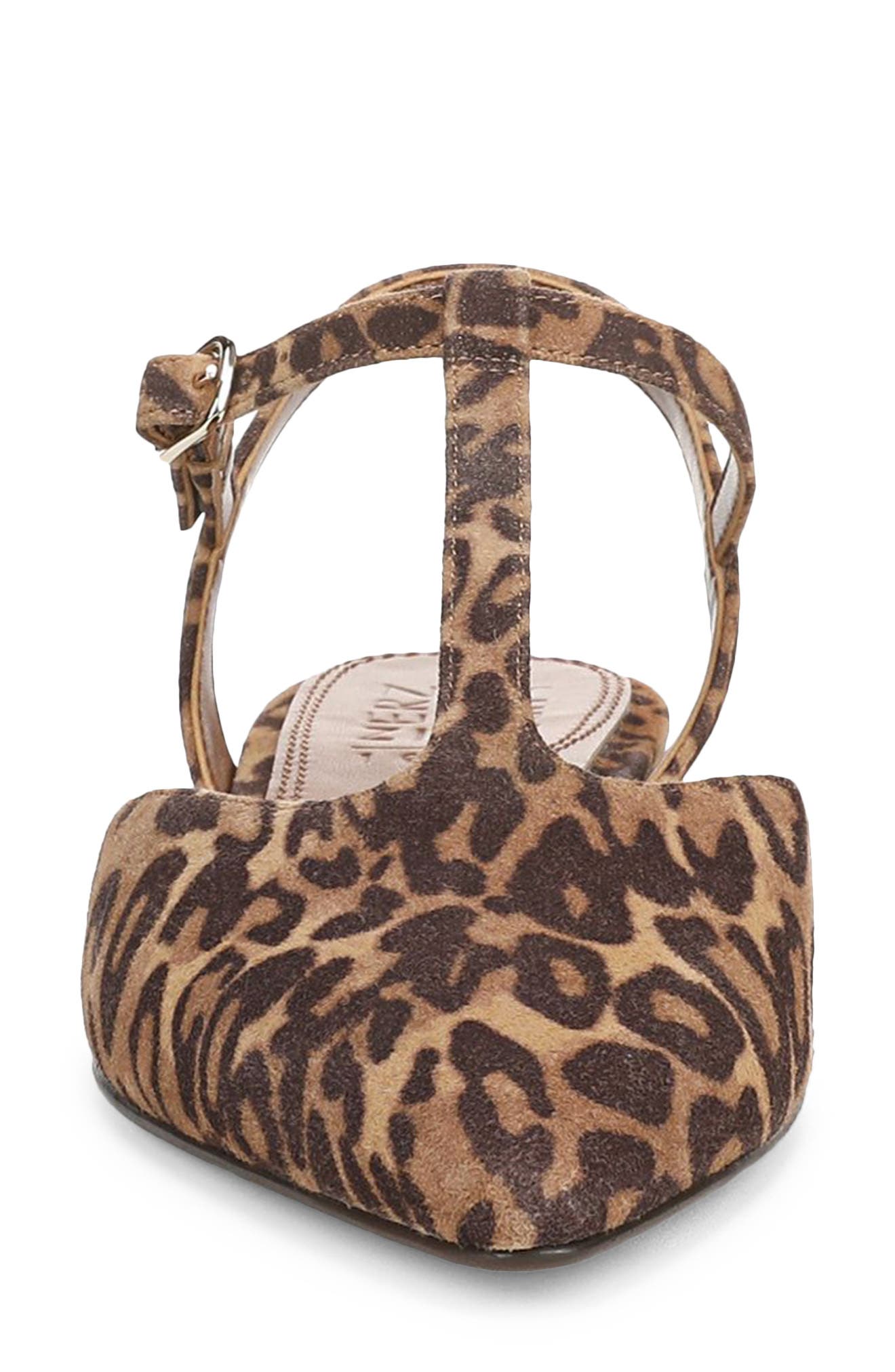 Harlie Flat, Alternate, color, DARK BROWN CHEETAH PRINT