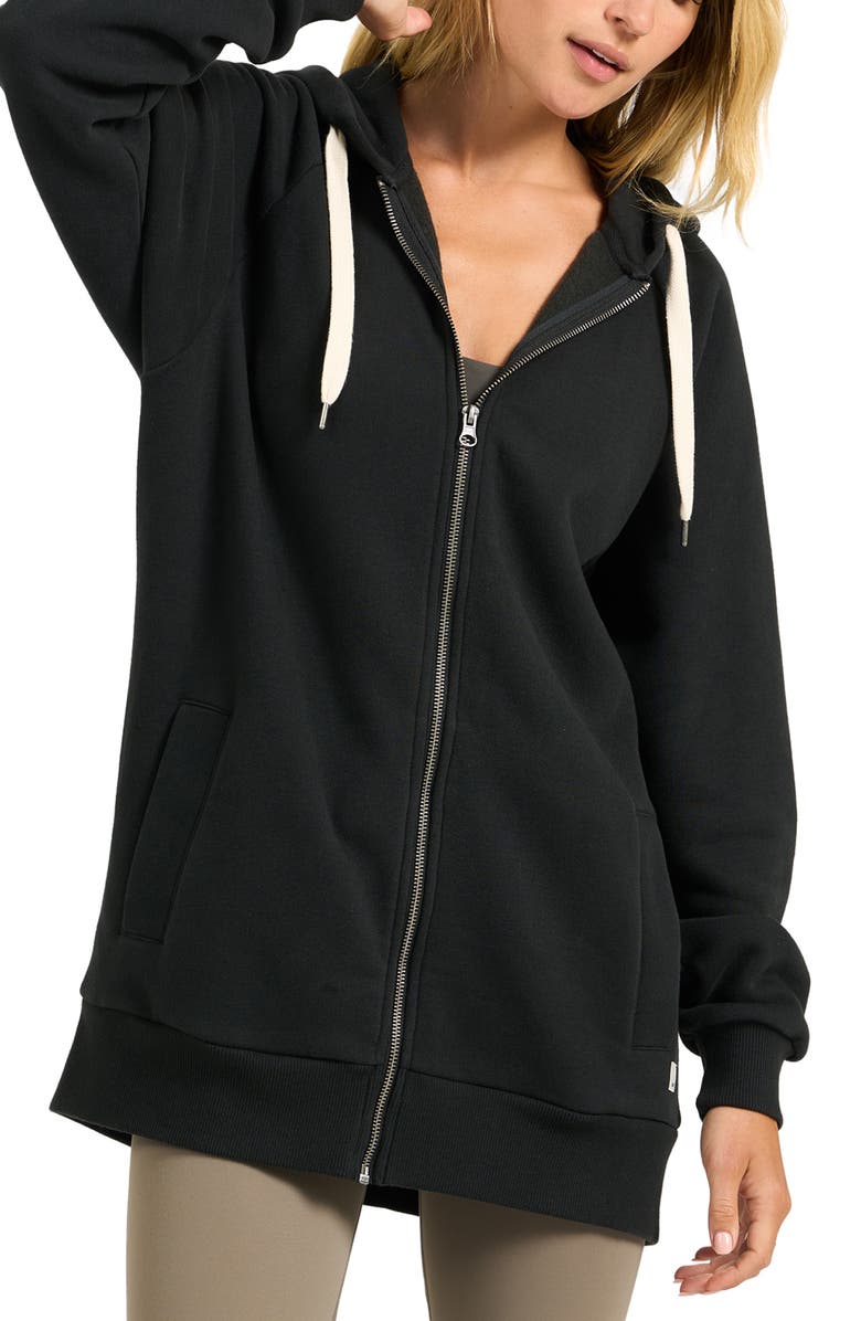 Vuori Restore Organic Cotton Blend Zip Hoodie, Main, color, 