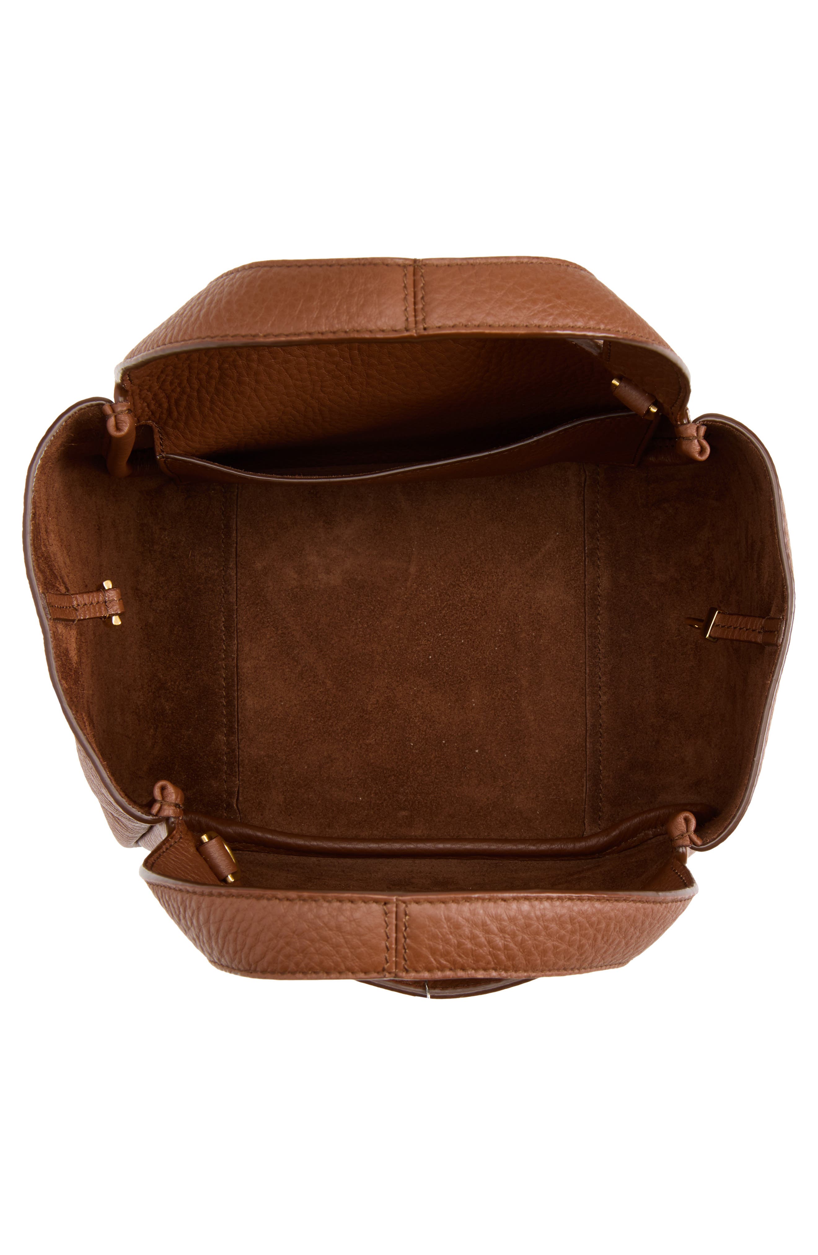 Baby Bea Leather Tote, Alternate, color, TOASTED BROWN
