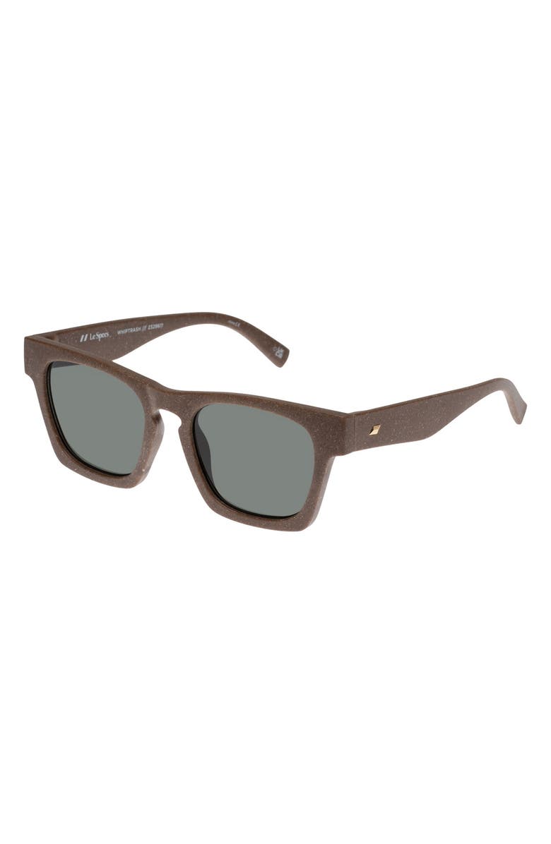 Le Specs Whiptrash 52mm Round Sunglasses, Alternate, color, Brown / Khaki Mono