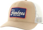 '47 Men's '47 Khaki New York Yankees Glory Daze Trucker Adjustable Hat