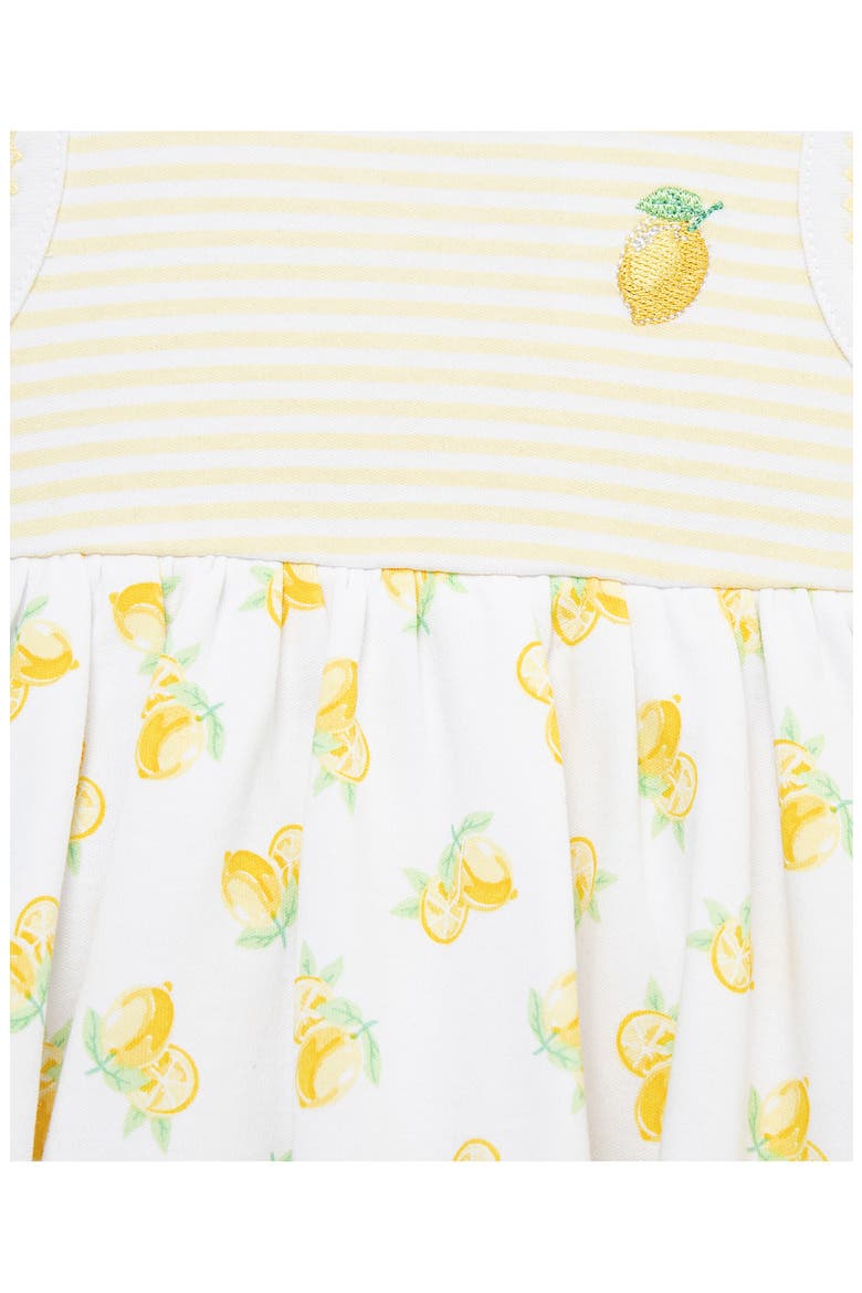 Lemon Skirted Bodysuit & Hat Set, Alternate, color, YELLOW