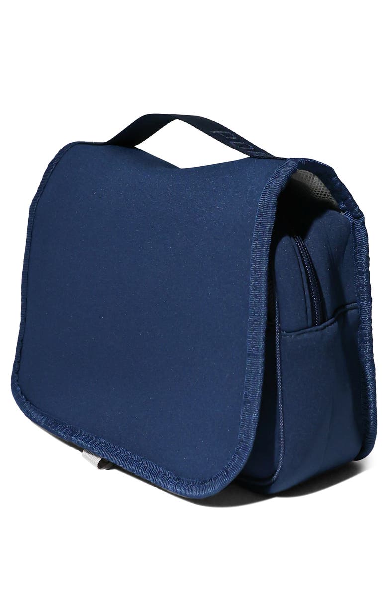 POP UPS BRAND Neoprene Water Resistant Hanging Toiletry Case, Alternate, color, Navy Blue