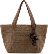 MANGO Natural Fiber Tote