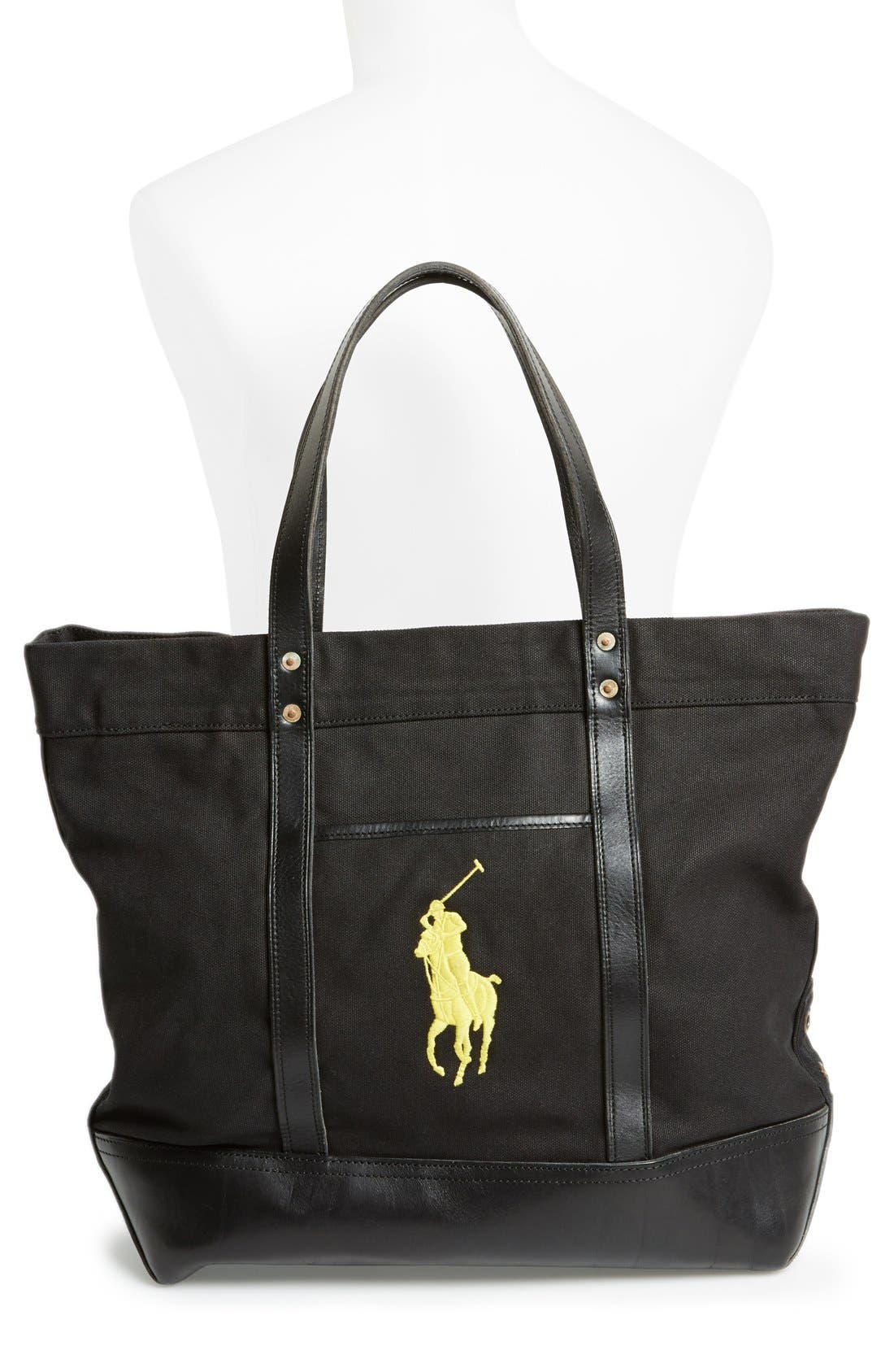 Polo Ralph Lauren Canvas Tote, Alternate, color, 