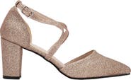 Forever & Always Shoes Sina Criss Cross High Block Heels